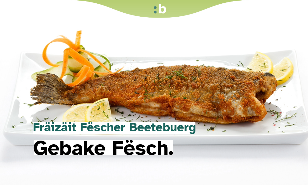Gebake Fësch