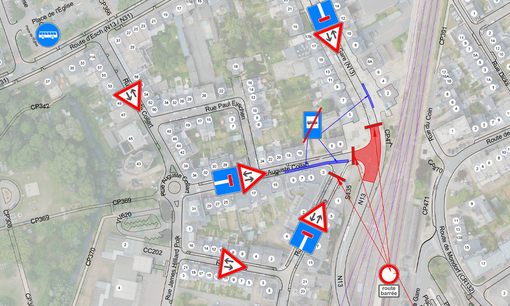 Chantier - Adaptation du règlement de la circulation autour du chantier Pont Emile Hammerel
