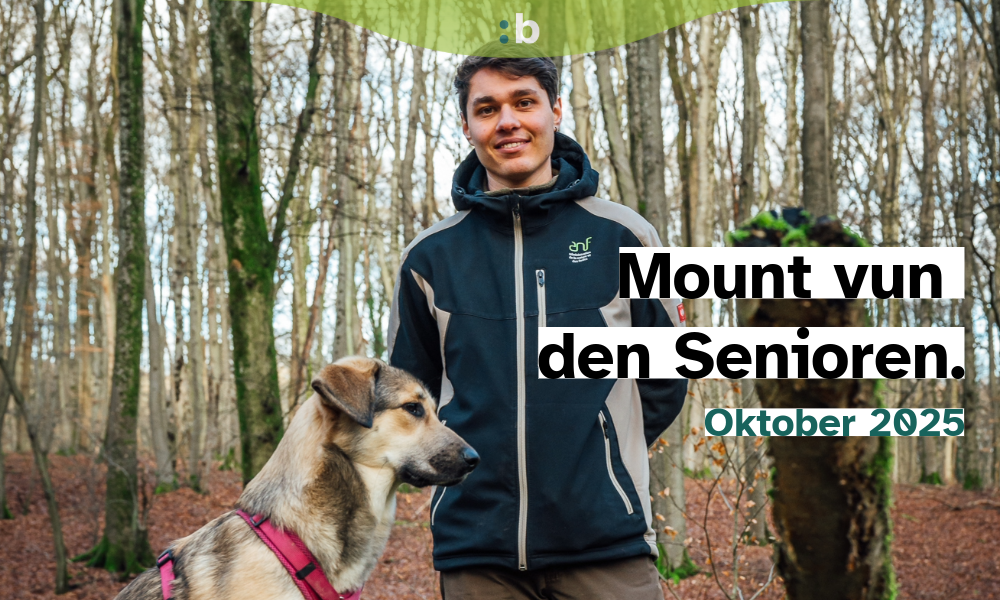 Trëppeltour: Mir gi mat eisem Fierschter an de Bësch