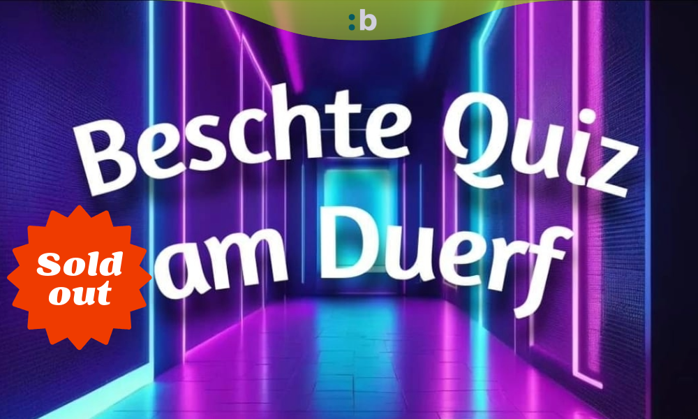*** SOLD OUT *** Beschte Quiz am Duerf - Editioun XI