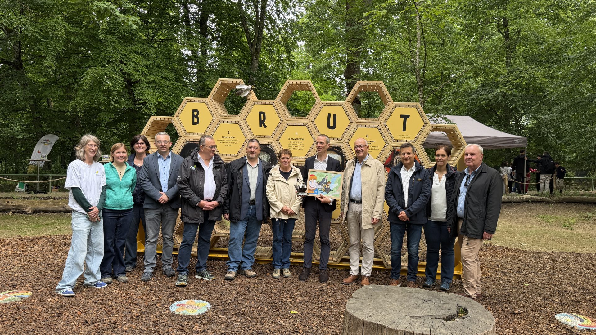 Nouveau sentier de découverte des pollinisateurs au Parc Merveilleux