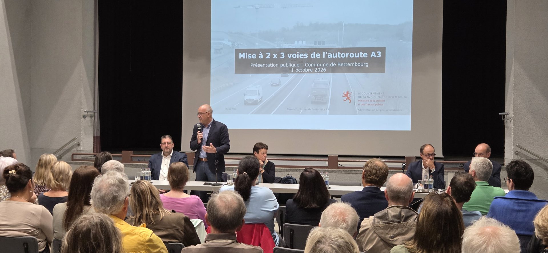 Élargissement de l’A3 | Présentation du projet par l’Administration des ponts et chaussées